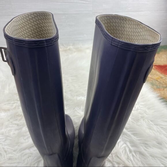 Hunter Original Tall Purple Matte Rain Boots - Picture 7 of 15